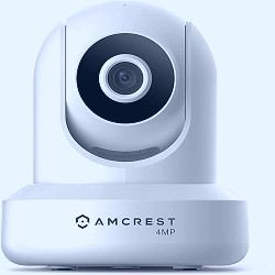 Amazon.com : Amcrest 4MP ProHD Indoor WiFi, Security IP Camera with  Pan/Tilt, Two-Way Audio, Night Vision, Remote Viewing, 4-Megapixel @30FPS,  Wide 90° FOV, IP4M-1041W (White) : Electronics